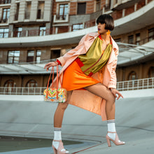 Load image into Gallery viewer, Drum Barrel Bag W (double line) Serial No.TM01124W